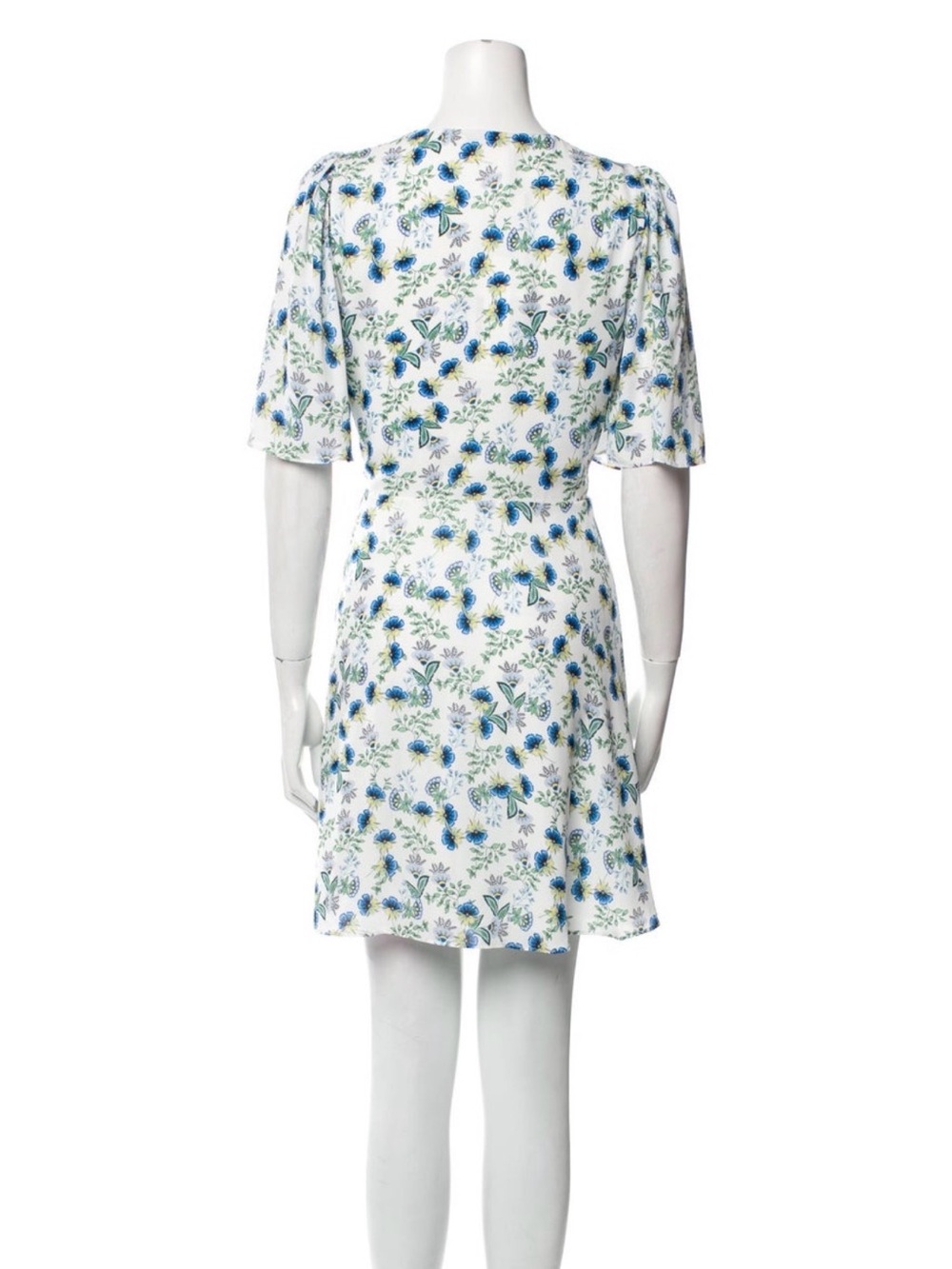 Alice + Olivia Floral Sandra Wrap Dress - Picture 3 of 4